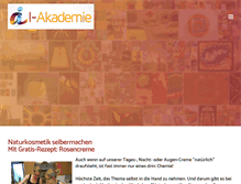 Tablet Screenshot of i-akademie.at